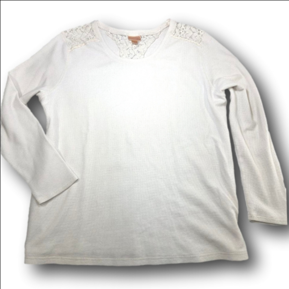 Women's NorthCrest Long Sleeve Tee 3X White